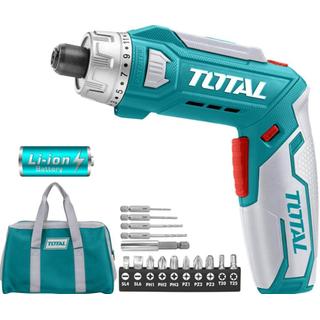 TOTAL CORDLESS SCREWDRIVER Li - ion 8V / 1.5Ah  (TSDLI0801)