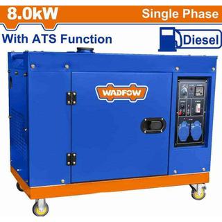 WADFOW ΓΕΝΝΗΤΡΙΑ DIESEL ΜΟΝΟΦΑΣΙΚΗ ΚΛΕΙΣΤΟΥ ΤΥΠΟΥ 8000W ΜΕ ΑΥΤΟΜΑΤΗΣ ΜΕΤΑΓΩΓΙΚΟ ΠΙΝΑΚΑ ATS (WDG2A100-1)