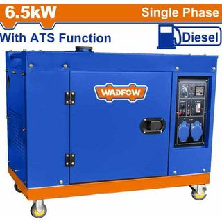 WADFOW ΓΕΝΝΗΤΡΙΑ DIESEL ΜΟΝΟΦΑΣΙΚΗ ΚΛΕΙΣΤΟΥ ΤΥΠΟΥ 6.500W ΜΕ ΑΥΤΟΜΑΤΗΣ ΜΕΤΑΓΩΓΙΚΟ ΠΙΝΑΚΑ ATS (WDG2A80-1)