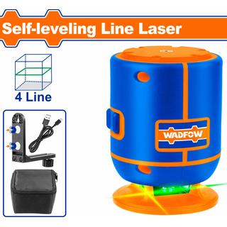 WADFOW ΑΛΦΑΔΙ LASER ΑΥΤΟ-ΟΡΙΖΟΝΤΙΟΥΜΕΝΟ 0-30m 4 LINE ΜΕ ΠΡΑΣΙΝΕΣ ΑΚΤΙΝΕΣ (WLE1M04)