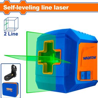 WADFOW ΑΛΦΑΔΙ LASER ΑΥΤΟ-ΟΡΙΖΟΝΤΙΟΥΜΕΝΟ ΣΤΑΥΡΟΥ 0-30m ME ΠΡΑΣΙΝΕΣ ΑΚΤΙΝΕΣ (WLE2M02)