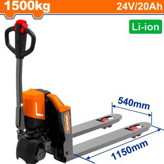 WADFOW ΗΛΕΚΤΡΙΚΟ ΠΑΛΕΤΟΦΟΡΟ 1.500Kg / Li-ion 24V-20Ah (WNHLR15)