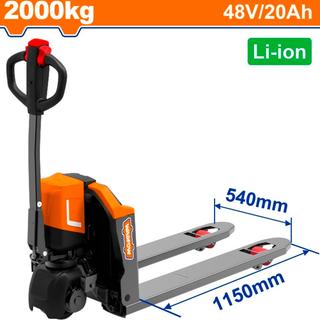 WADFOW ΗΛΕΚΤΡΙΚΟ ΠΑΛΕΤΟΦΟΡΟ 2.000Kg / Li-ion 48V-20Ah (WNHLR20)
