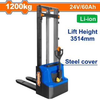WADFOW ΗΛΕΚΤΡΙΚΟ ΠΕΡΟΝΟΦΟΡΟ ΑΝΥΨΩΤΙΚΟ 1.200Kg / 3514mm / Li-ion 24V-60Ah (WNKLR36)