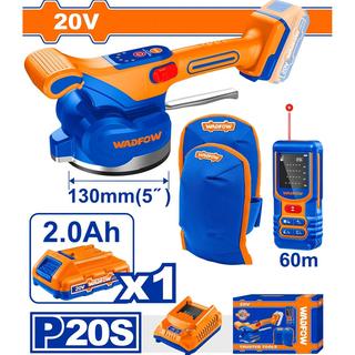 WADFOW ΣΕΤ ΔΟΝΗΤΙΚΟ ΠΛΑΚΙΔΙΩΝ ΜΠΑΤΑΡΙΑΣ Li-ion 20V / 2Ah / 1 ΜΠΑΤΑΡΙΑ (WOS241185)