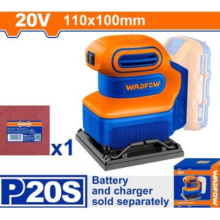 WADFOW ΠΑΛΜΙΚΟ ΤΡΙΒΕΙΟ ΧΟΥΦΤΑΣ 110X100mm ΜΠΑΤΑΡΙΑΣ Li-ion 20V ΧΩΡΙΣ ΜΠΑΤΑΡΙΑ & ΦΟΡΤΙΣΤΗ (WRAP5010)