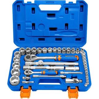 WADFOW ΚΑΣΕΤΙΝΑ ΚΑΡΥΔΑΚΙΑ 1/4" & 1/2" 43ΤΕΜ (WST3D43)