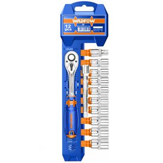 WADFOW ΣΕΤ ΚΑΡΥΔΑΚΙΑ ΜΕ ΚΑΣΤΑΝΙΑ 1/4" 12ΤΕΜ (WST4212)
