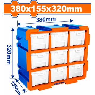 WADFOW ΣΥΡΤΑΡΙΕΡΑ ΑΠΟΘΗΚΕΥΣΗΣ 380Χ155Χ320mm (WTB8331)