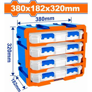 WADFOW ΣΥΡΤΑΡΙΕΡΑ ΑΠΟΘΗΚΕΥΣΗΣ 380Χ182Χ320mm (WTB8344)