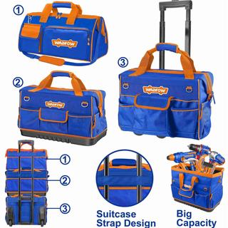 WADFOW SET OF WORK BAGS 19" 3PCS (WTGR103)