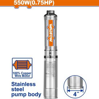 WADFOW ΥΠΟΒΡΥΧΙΑ ΑΝΤΛΙΑ ΠΗΓΑΔΙΩΝ ΙΝΟΧ 4" / 550W / 0.75ΗΡ (WWPDA02)