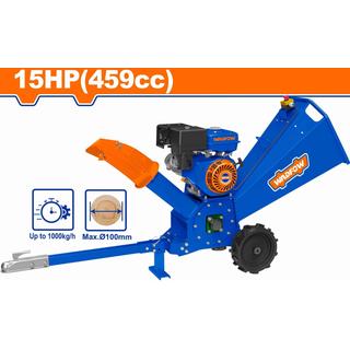 WADFOW ΒΕΝΖΙΝΗΣ ΘΡΥΜΜΑΤΙΣΤΗΣ ΞΥΛΟΥ 459cc / 15HP / 100mm ΜΕ ΧΕΙΡΟΜΙΖΑ (WXU1315)