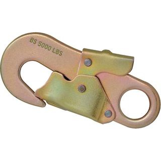 Steel snap hook double locking